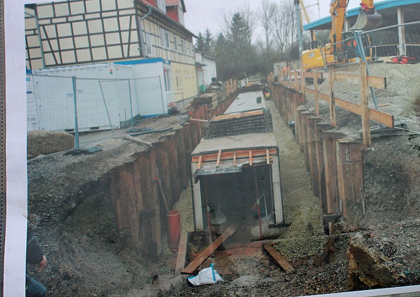 Wird denn hier eine U-Bahn gebaut? (Foto: Stadt Sondershausen)