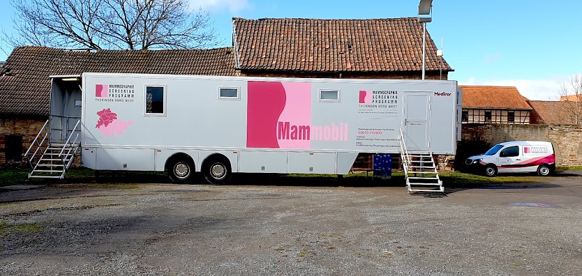 Mammobil in Artern (Foto: Mammographie Screening Thüringen Nord West  )