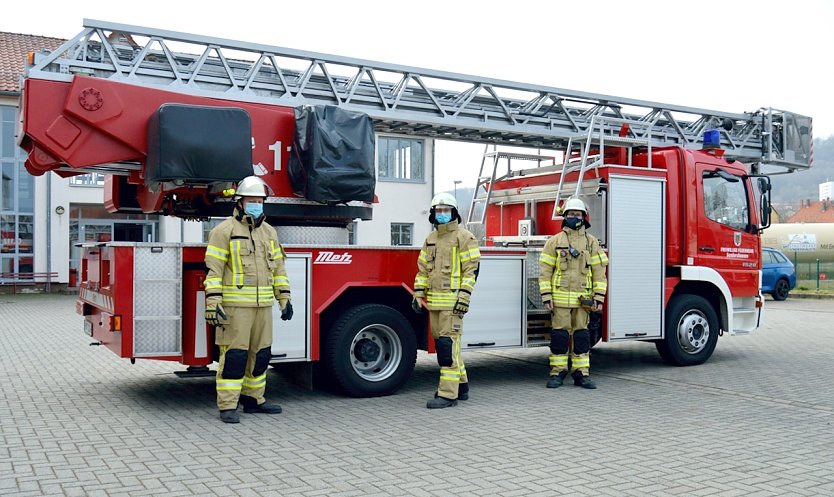 Neue Schutzkleidung für Sondershäuser Feuerwehr (Foto: Stadtverwaltung Sondershausen)