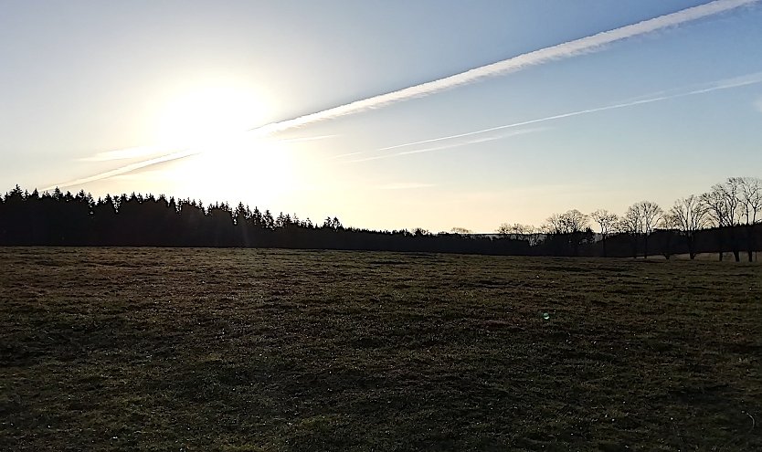 Sonne über Sophienhof (Foto: W.Jörgens)