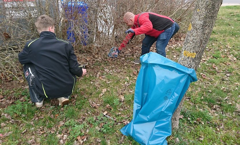 Osteraktion im Hasenholz (Foto: K.Sieber)