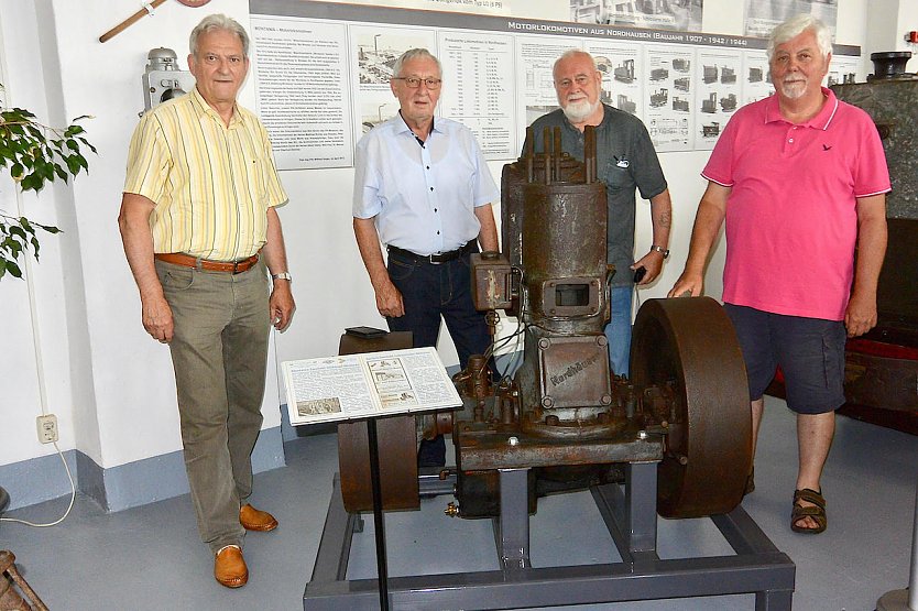 v.l.n.r.: Kurt Bierwisch, Udo Kürbis, Wilfried Geiger, Heinz-Gerhard Mund (Foto: U. Emmelmann)