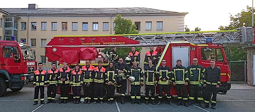  Die Kameradinnen und Kameraden der Freiwilligen Feuerwehr Nordhausen (Foto: ©Berufsfeuerwehr Nordhausen)