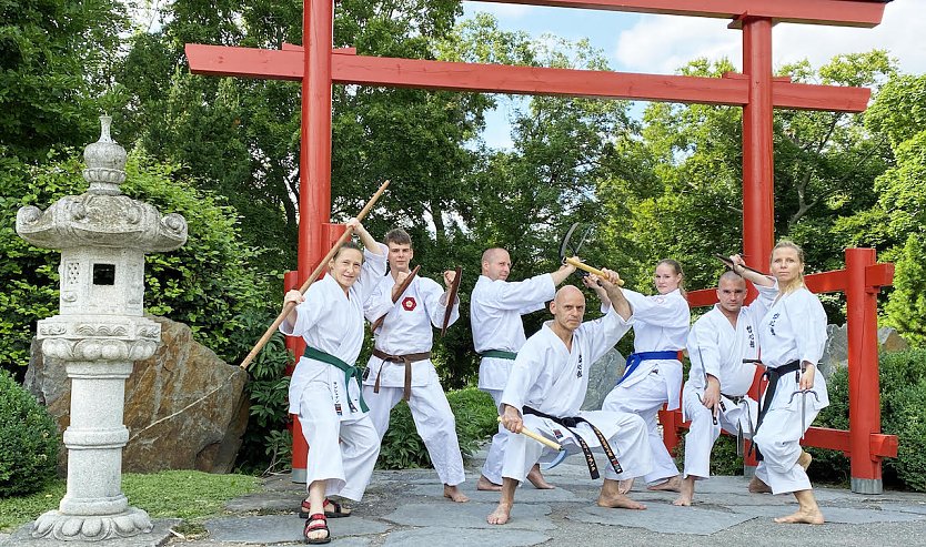 Nordhäuser Karateka auf der BUGA (Foto: F.Pelny)