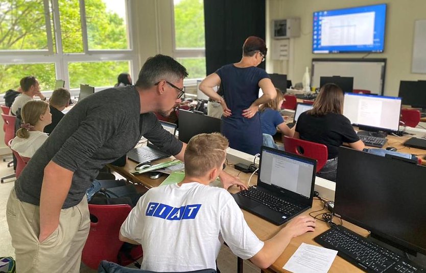 Ein anstrengendes und erfolgreiches Jahr liegt hinter den Schülern (Foto: M.Boss)