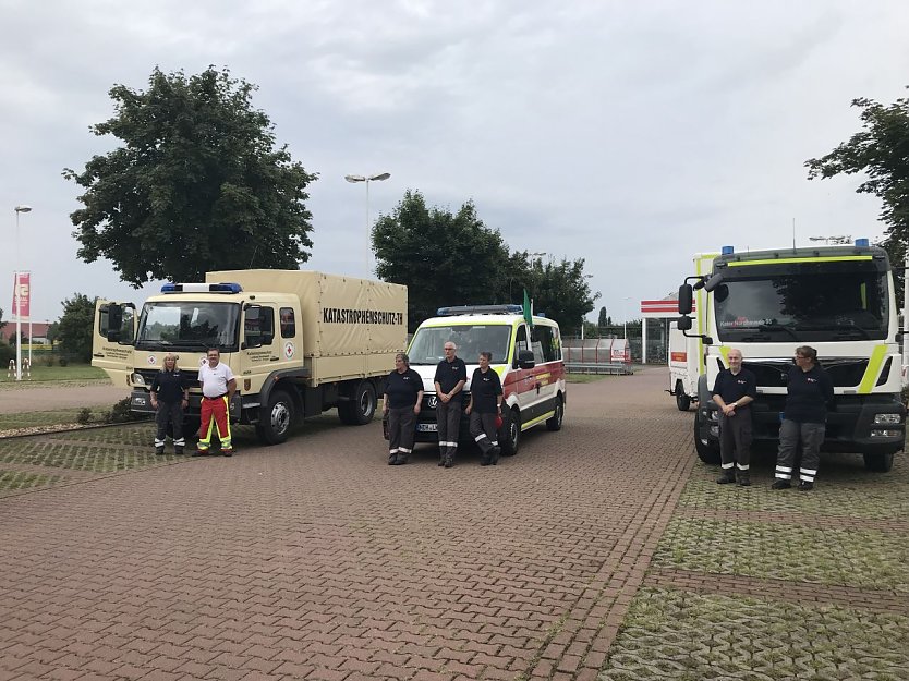 Weitere Einsatzkräfte aus dem Landkreis Nordhausen sind auf dem Weg ins Katastrophengebiet (Foto: Pressestelle Landratsamt Nordhausen)