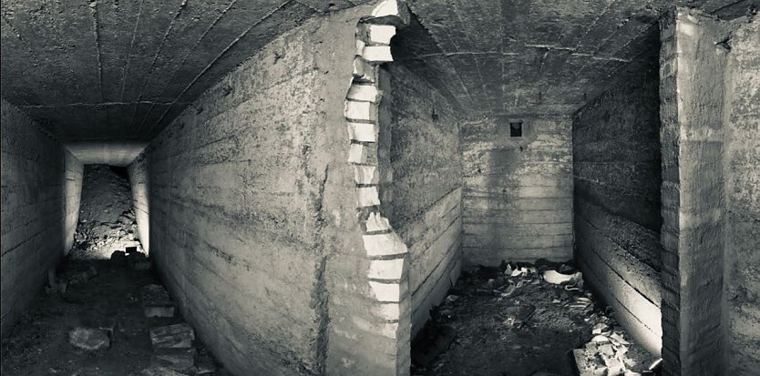 Rund 200 Menschen sollten im Graben am Spendekirchhof Schutz und Zuflucht finden (Foto: Michael Garke)