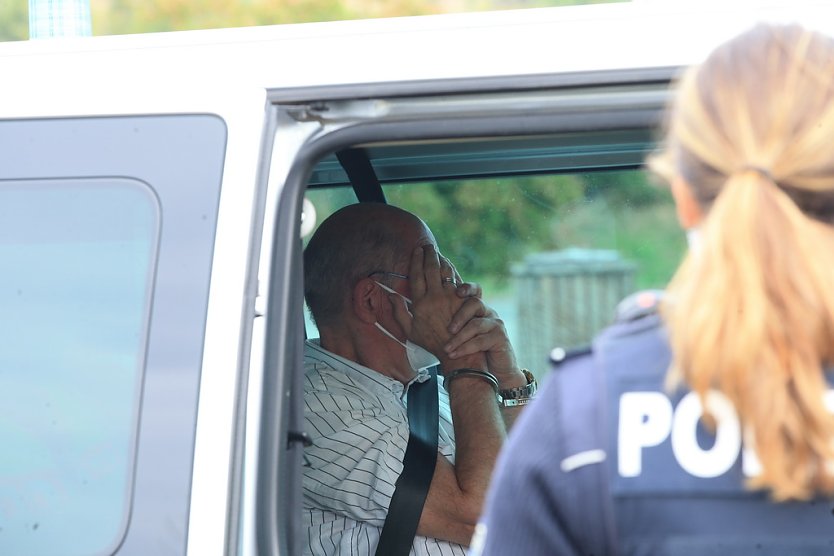 Der mutma&szlig;liche T&auml;ter stellte sich widerstandslos der Polizei auf dem Rastplatz "Goldene Aue" (Foto: Silvio Dietzel)