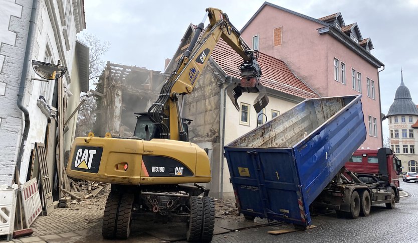 Abriss am Töpfermarkt (Foto: oas)