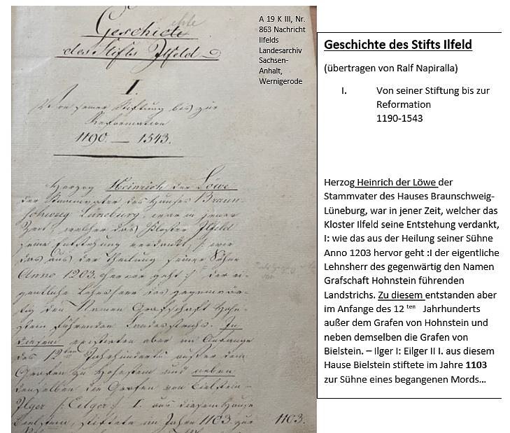 Geschichte des Stifts Ilfeld (Foto: Sammlung Tim Sch&auml;fer)