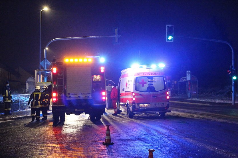 Unfall in Sondershausen (Foto: S.Dietzel)