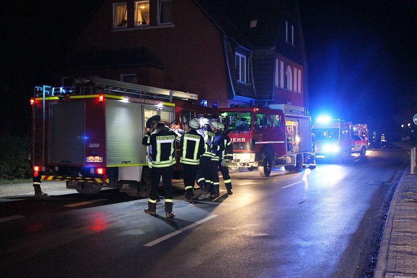 Brand in Wolkramshausen (Foto: S. Dietzel)