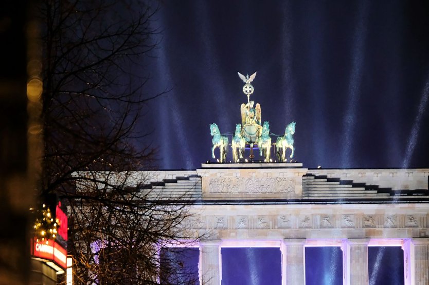 Jahreswechsel in der deutschen Hauptstadt (Foto: Peter Blei)