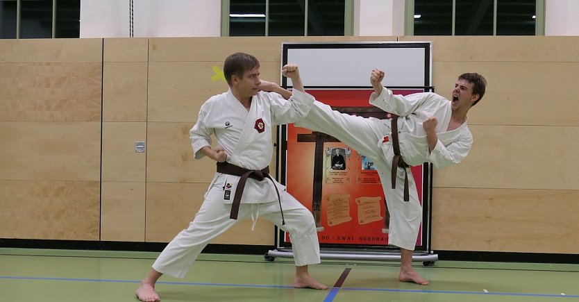 Training im Karate Do Kwai Nordhausen (Foto: S.Schröter)