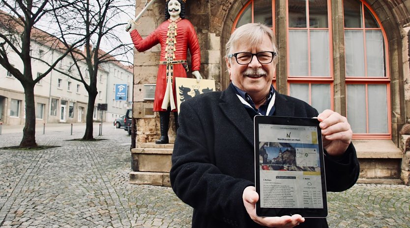 Winfried Schmitt hat dem digitalen Stadtrundgang seine Stimme geliehen (Foto: agl)