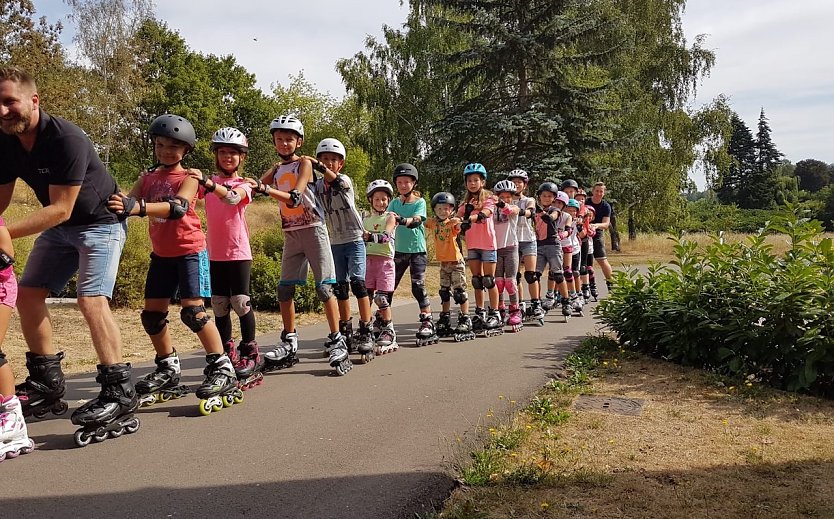 "Skaterschlange" (Foto: Skate Arena Sondershausen)