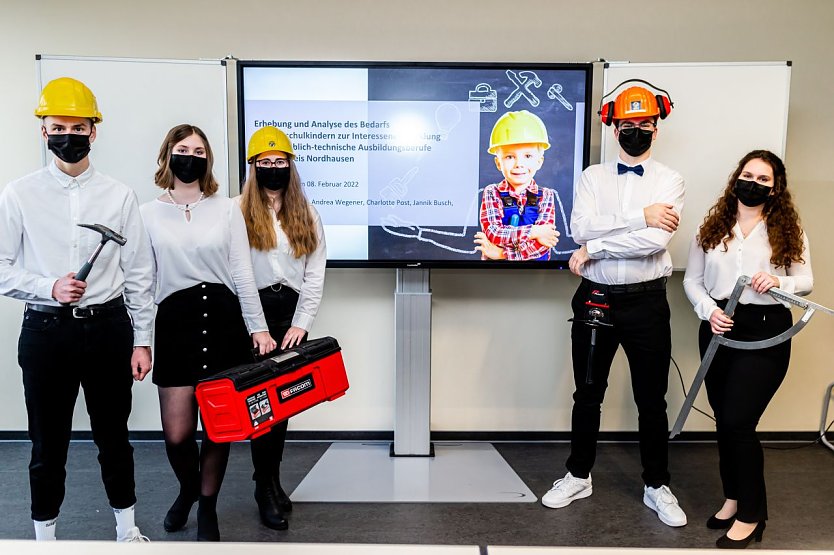 Jannik Busch, Charlotte Post, Andrea Wegener, Lennart Stelmecke, Alina Carolin Schubutz (Foto: Christoph Keil)