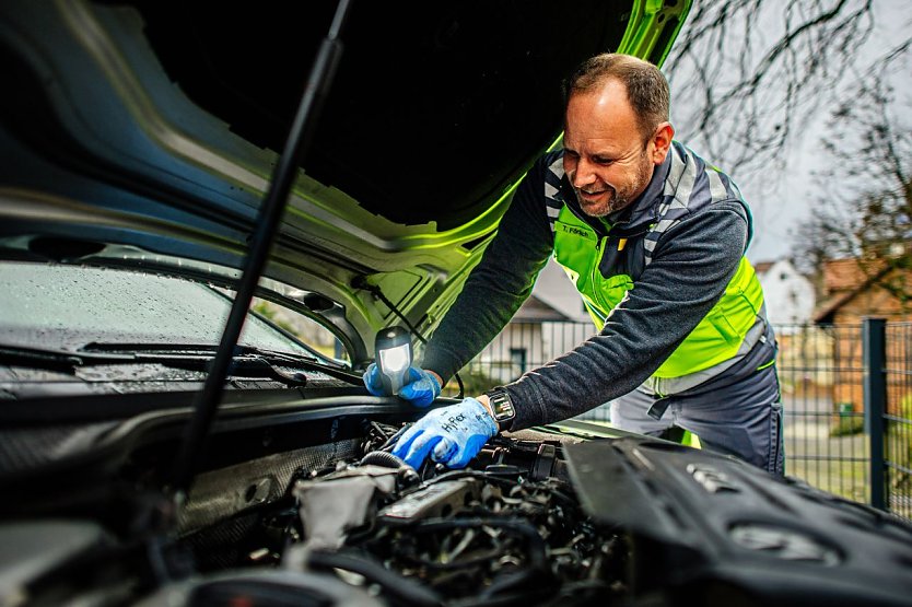 ADAC Gelber Engel im Einsatz (Foto: Copyright: Steve Bauerschmidt / ADAC Hessen-Thüringen e.V.)