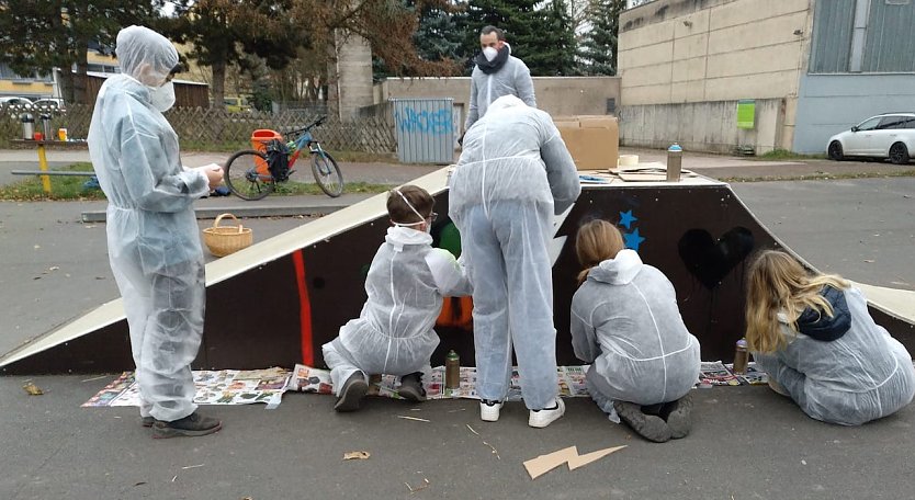 Spray-Projekt in Niedersachswerfen (Foto: L.Bode)