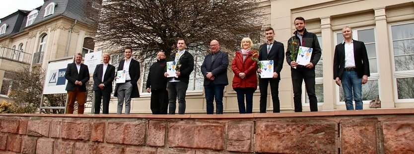 Ausgezeichnet für beste Leistungen - die Industrie- und Handelskammer vergab heute in Nordhausen ihre Stipendien an ausichtsreiche Nachwuchskräfte (Foto: agl)