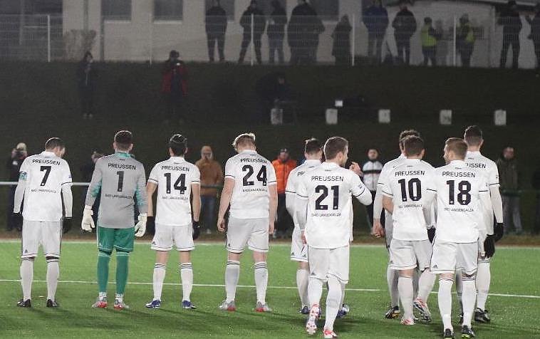 Die Preußen vor ihren Fans in Heiligenstadt (Foto: B.Harbauer)