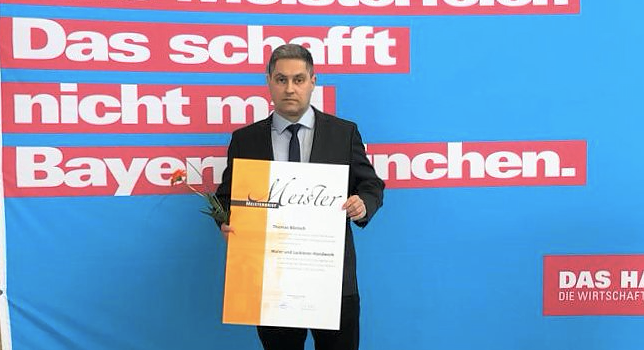 Am vergangenen Samstag erhielt Thomas Bönisch seinen Meisterbrief (Foto: Angela Gerboth)