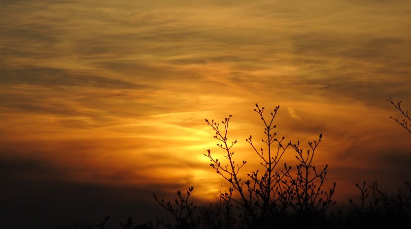 Sonnenuntergang Nordhausen (Foto: Bernd Thielbeer)