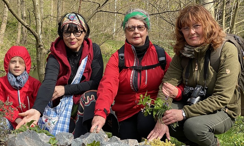 Kr&auml;uterschnecke im L&ouml;nspark (Foto: Sandra Witzel)
