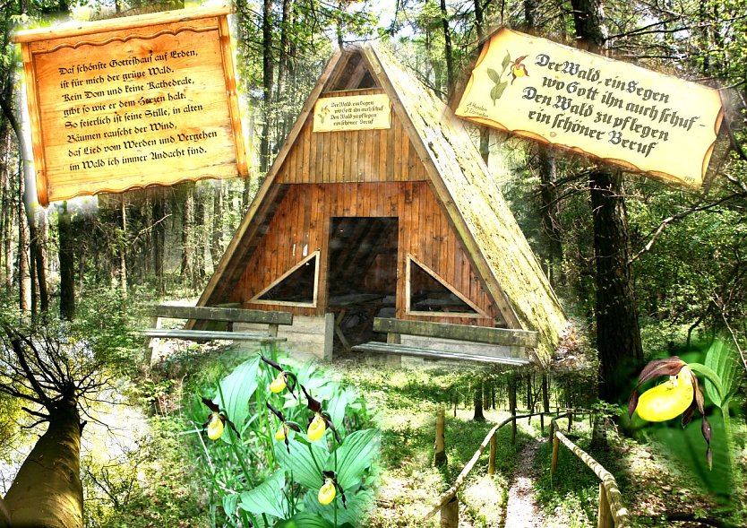 Die "Grüne Hütte" im Wilhelmswald (Foto: Joachim Retzek)