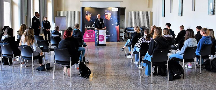 Schnuppertag bei der Nordthüringer Polizei (Foto: Polizei)