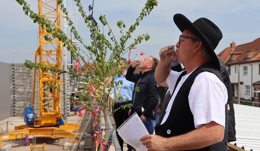 Richtfest für den neuen Bauhof (Foto: Stadtverwaltung Nordhausen)