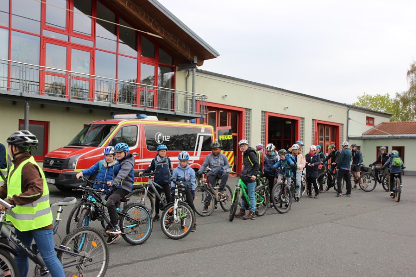 Mit dem Rad in den Mai (Foto: Feuerwehr Heiligenstadt)