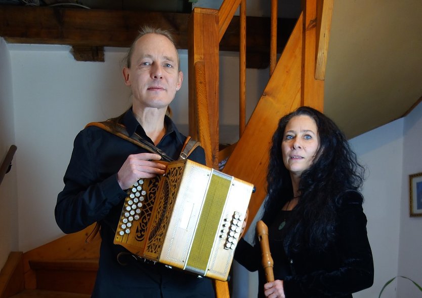 Das Duo Sveriges Vänner komt nacht Mühlhausen (Foto: Agentur)