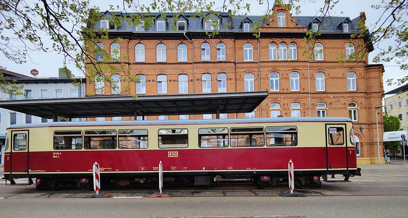 HSB-Triebwagen auf Abwegen? (Foto: P.Blei)