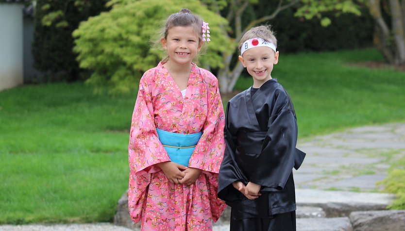 Kirschblütenprinzessin Sakura Leyenna und ihr Samurai Marvin (Foto: Eva Maria Wiegand)