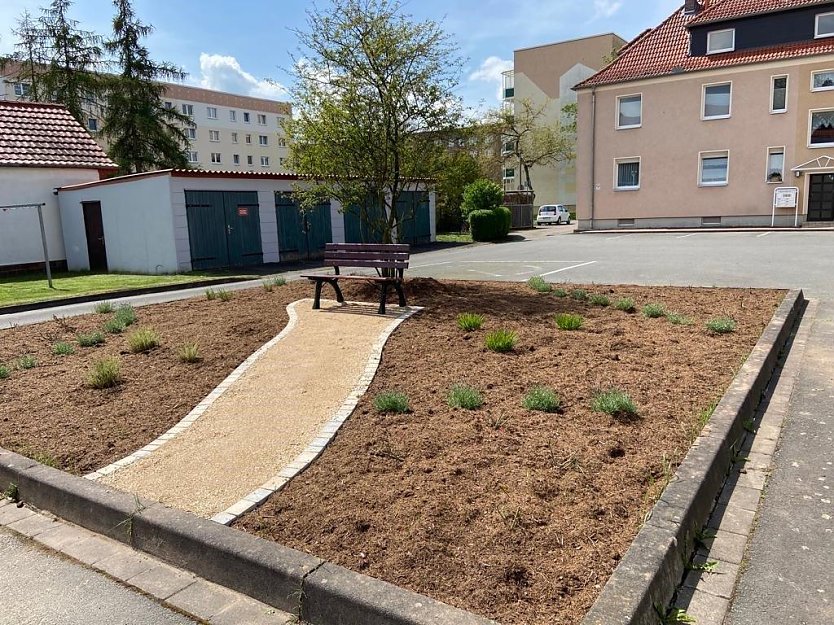 Innenhof in der Bochumer Straße (Foto: WBG Südharz)