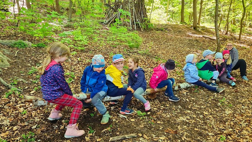 Waldprojekt im Kindergarten (Foto: J.Kolditz)