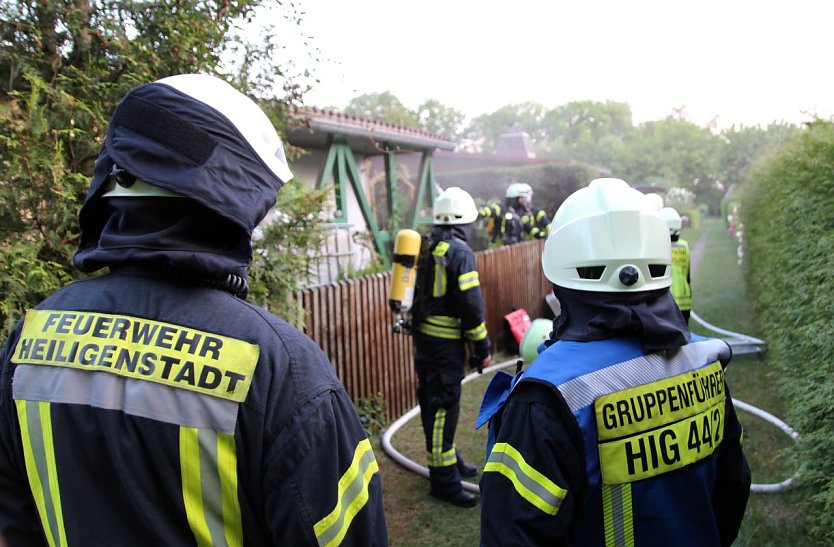 Kellerbrand Alte Burg (Foto: Feuerwehr Heiligenstadt)