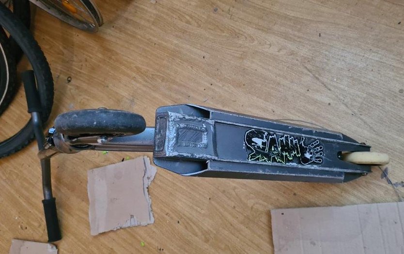 Bereits letztes Jahr aufgefundener Roller (Foto: Polizei Sondershausen )