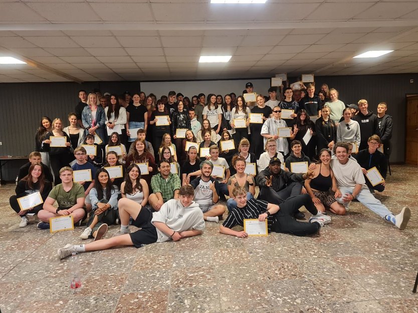 Die Herder-Gymnasiasten weilten mehrere Tage im bilingualen Sprachcamp bei Berlin (Foto: Heike Roeder)