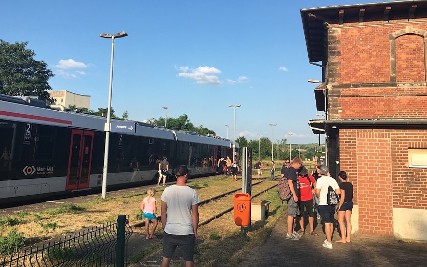 Unstrutbahn in Roßleben (Foto: IG Unstrutbahn )