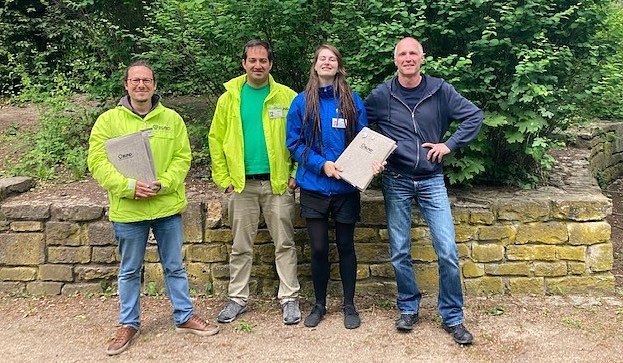 BUND-Werber sind in Nordhausen unterwegs (Foto: H.Schell)