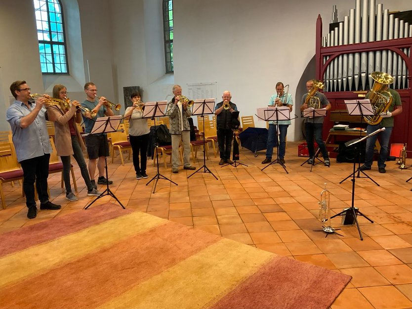 Der Posaunenchor feiert sein 70.jähriges Bestehen (Foto: Regina Englert)