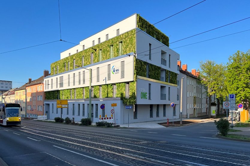 In Nordhausen wird man unter anderem das vor kurzem eröffnete Wohnhaus "Green One" in Augenschein nehmen können (Foto: Michael Flagmeyer)