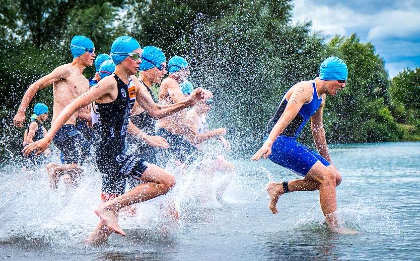 Beim Nordhaeuser Triathlon ist für alle Altersgruppen die richtige Distanz dabei (Foto: C.Keil)