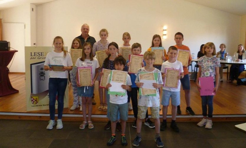 Die besten Leser der Nordhäuser Grundschulen wurden heute ermittelt (Foto: U.Lautenbach)