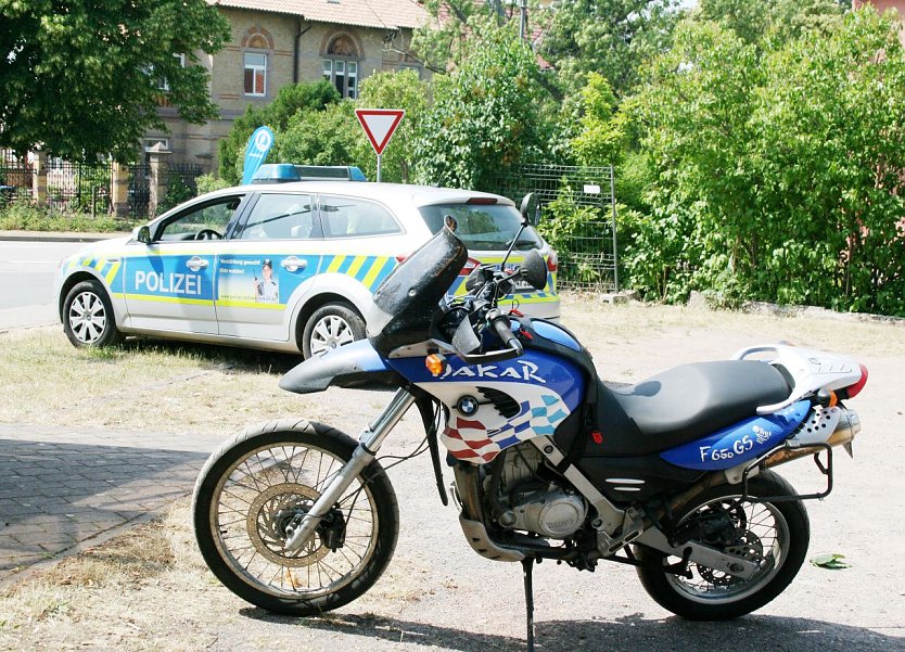 Der Bundesverband der Motorradfahrer war heute wieder in Kelbra zu Gast (Foto: Ulrich Reinboth)