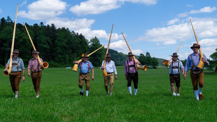 Unter anderem werden die Alphornbläser auf dem Bergmannsfest zeigen, was sie können (Foto: Manthey Event)