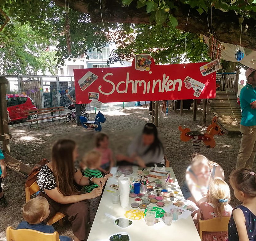 Beim Sommerfest des Domschlösschens gab es wieder viel für die Kinder zu tun und zu erleben (Foto: Sandra Ziegler-Koch)