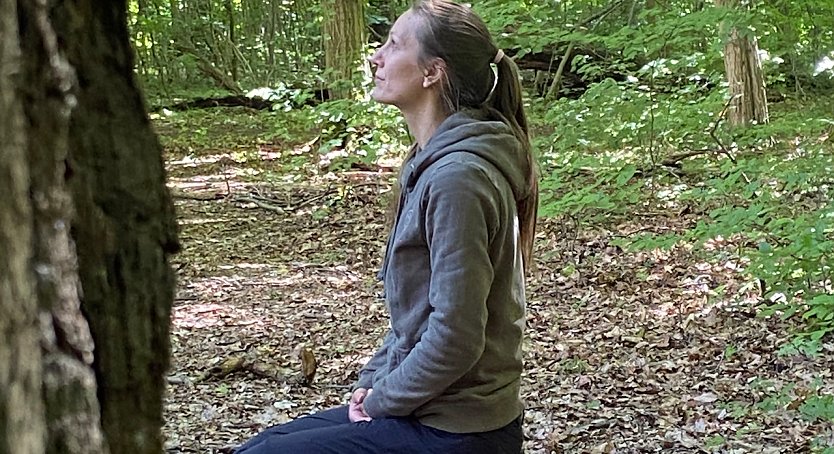 Im Wald baden im Arboretum Bad Langensalza (Foto: S.König)